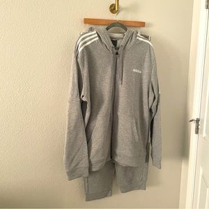 Adidas Zip Hoodie & Jogger Set